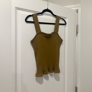 Madewell tank 
Size medium